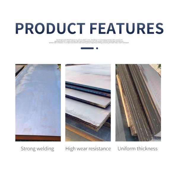 DIN Standard Flange Plate ASTM A36 Ss400 Горячо прокатаная пластина из углеродной стали