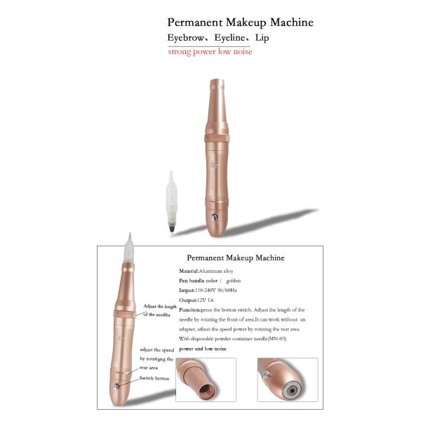 Беспроводной постоянный набор татуировки макияжа для академии SPA красоты/ручки татуировки брови