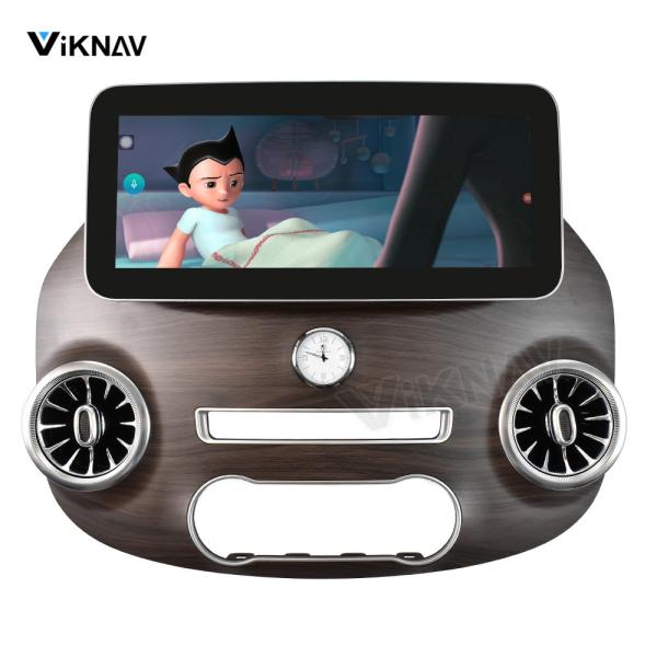 Double Din ABS Mercedes Benz Radio Stereo For Vito 2016 To 2020