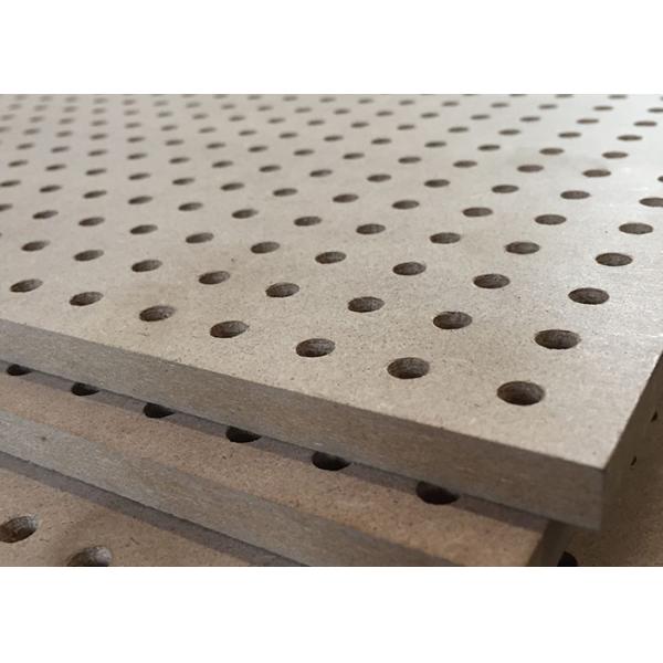4mm 4.5mm 6mm White MDF Pegboard Decorative 4*8ft Melamine Wall Panel
