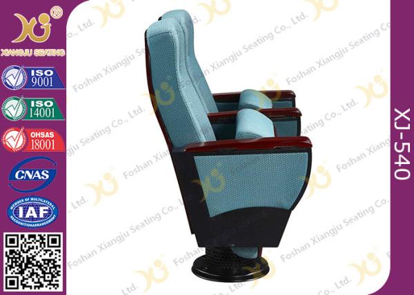 Modern Folding Single Leg Auditorium Theater Seating For Church Hall 5 Years Warranty