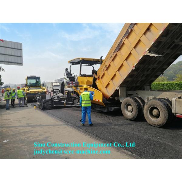 XCMG Road Construction Machines 9.15m Asphalt Concrete Max Thickness 500mm