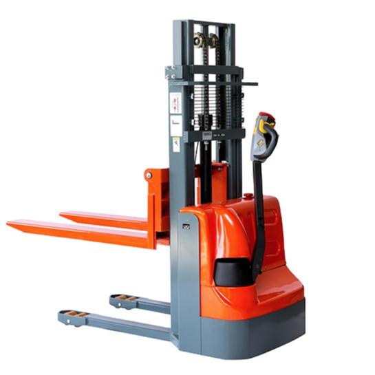 1 - 2 Ton Full Electric Stacker Electric Forklift Hydraulic Pallet Stacker