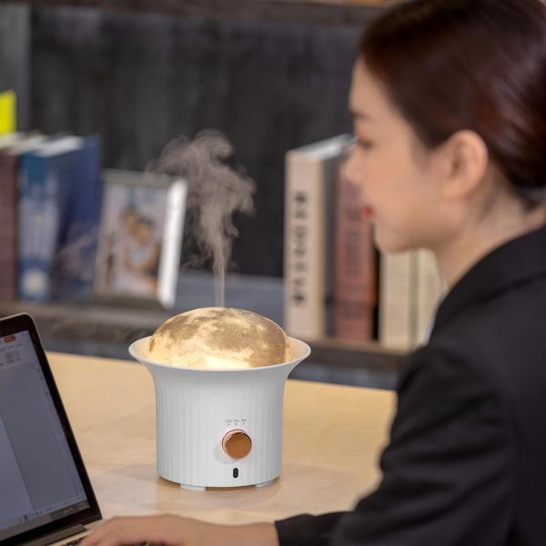 Отражетель благоуханием уникального увлажнителя отражетеля эфирного масла планеты дизайна тихого естественный домашний