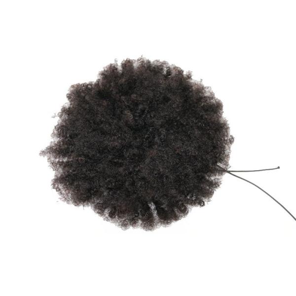 Kinky Curly Brazilian Drawstring Ponytail Hair Extensions with Elastic String Wrap Around