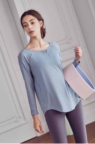 BSCI certified Women'S Long Sleeve Sports T Shirts Female Athletic Wear