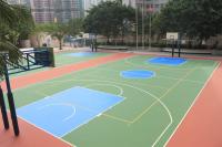 Fadeless Paddle Tennis Court  All Weather Acrylic Basketball Court Surface