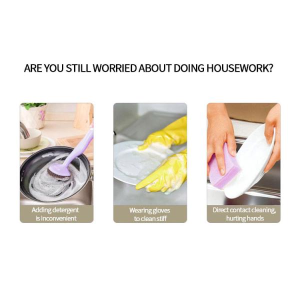 Амазонка Лидер продаж, кухонная щетка, пальмовая щетка, кухонный горшок для мытья посуды, добавление автоматического жидкого мыла в горшок