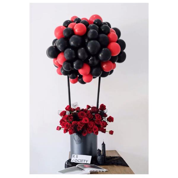 3 мм толщины индивидуальный логотип Розовое золото штампованный круглый цветочный подарочный ящик с крышкой и ручкой