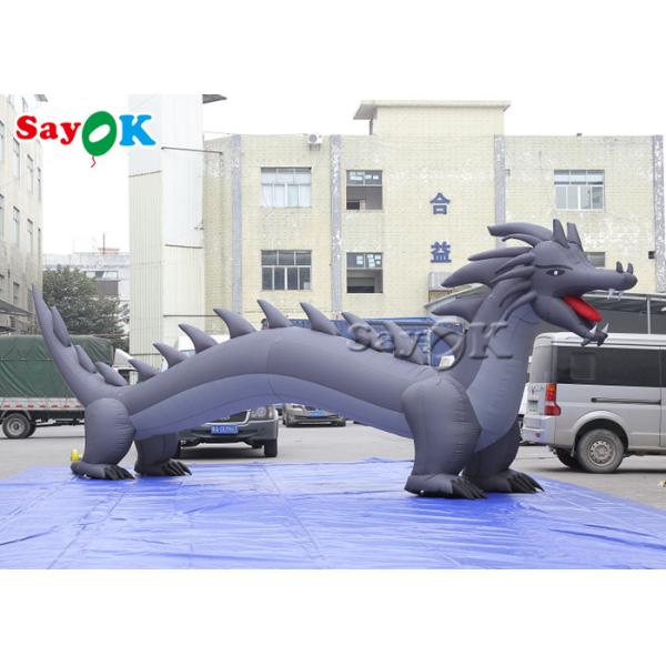 Christmas Oxford Cloth Jumbo Inflatable Dragon With Wings