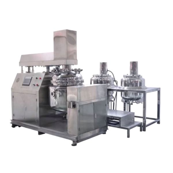 Automatic Toothpaste Cream Shampoo Detergent Vacuum Ultrasonic Emulsifier Machine