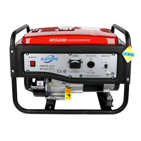 Portable Home Power Generators Gasoline 3kw 5kw 6.5kw 8kw 8kva 230v for Outdoor Camping