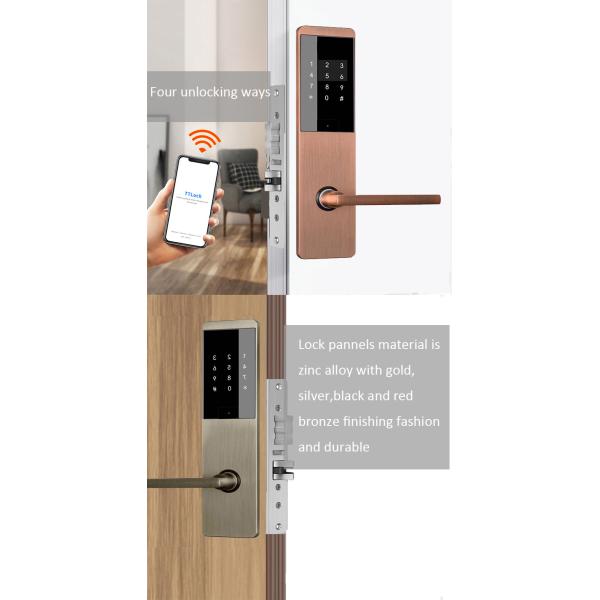 Cerraduras de puerta caseras electrónicas electrónicas de la cerradura de puerta de combinación de DC 6V 75m m