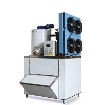 2T/24H Industrial Ice Flake Making Machine for Fishing Copper Plated Nickel Ice Mold
