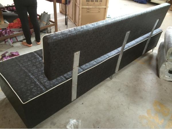 waiting chair for hair salon / long bench sofa / leatherette sofa H-008