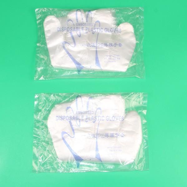 Eco Friendly Plastic Poly PE Disposable Gloves For Kitchen Gloves Powder & Sulfur Free