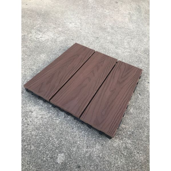 Interlocking WPC Floor Tiles for Patio, Bug Proof, Durable Finish, 10 Year Guarantee