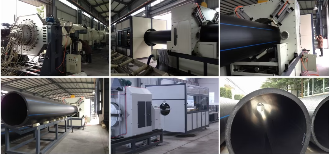 16-1600mm HDPE PE100 Pipe Extrusion Line for Municipal Water Gas Supply
