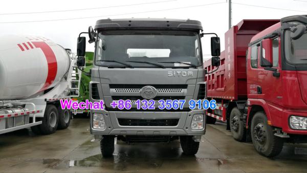 LHD & RHD 6x4 Tri-Ring 375HP 8--12CBM concrete cement mixer truck for Philippines