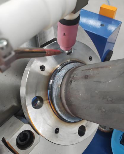 FWM-100 Flange Welding Machine with YC-400TX4 Power Supply