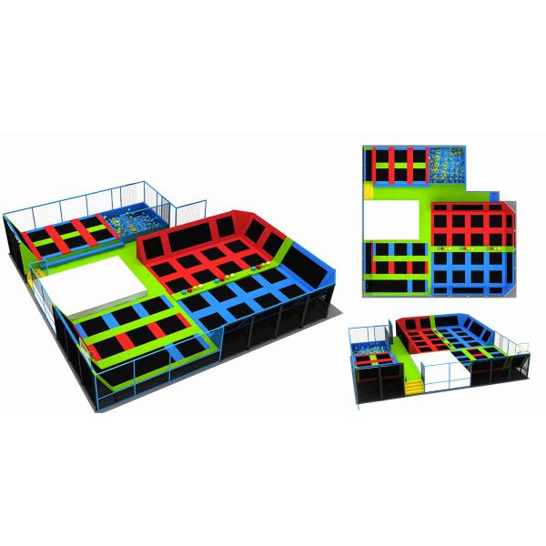 376M2 Trampoline Park Equipment Commercial Indoor Gymnastic Trampoline