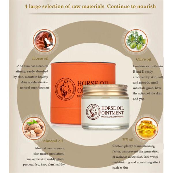 Horse Oil Face Cream Acne Treatment Anti Aging And Anti Wrinkle Lightening Cream