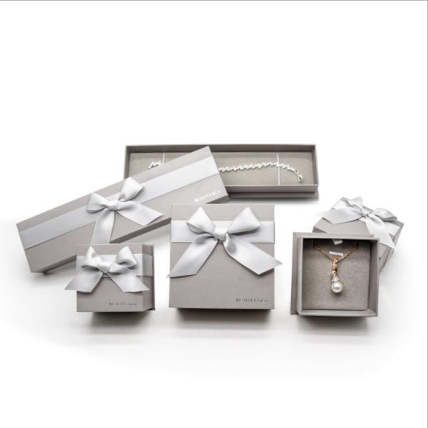 Art paper C1S Gift Packaging Boxes For Jewelry Ring Earring Necklace
