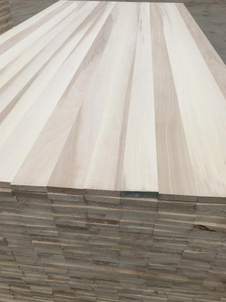 Painel de madeira maciça de álamo de 4X8 polegadas com e competitivo em 480-510kg/m3 Densidade