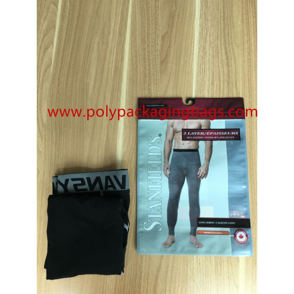 Antistatic Plastic Bags With Hooks 4 Colors Gravure Printing SGS Reach ROHS