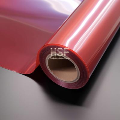filme MOPP vermelho translúcido de 85 μm, para embalagens alimentares, laminação, etiquetas de fitas, aplicações industriais,
