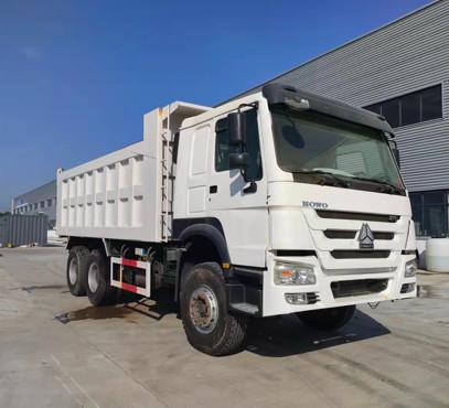Howo 371 horsepower second-hand 5.8m environmental protection muck truck tipping bucket type front four rear eight