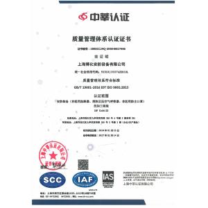 Shanghai Bohua Safety Device Co., Ltd Certifications