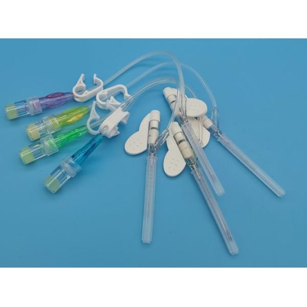 22G Disposable IV Cannula Butterfly Type Routine Infusion For Adults Blue