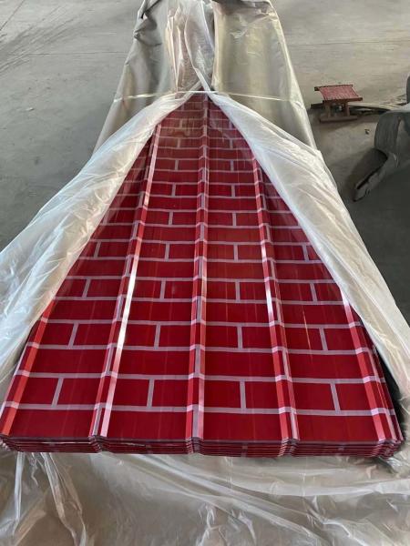 PPGI Building Material Galvanized Steel Roof Plate Width 750mm-1050mm Coated Color Painted Thickness 0.1-1mm Coating Z61-Z90