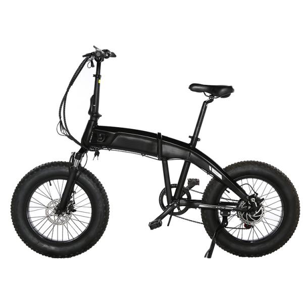 Shimano Fat Tire Electric Mountain Bike , 20 Fat Tire Ebike 48 Miles Range