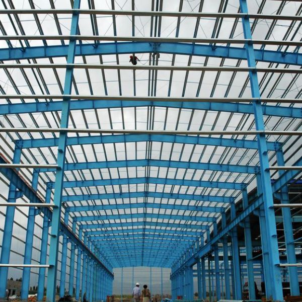 Prefab Steel Structure Car Showroom Small Warehouse Garage Workshop Building