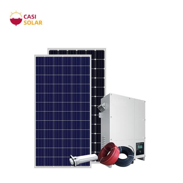 PWM Rooftop Solar System For Home 10KW Stainless Steel Solar Panel Mounts