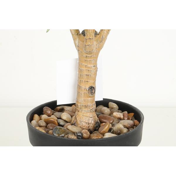 Flexible Glue Faux Dracaena Plant Black Plastic Pot 45 CM 62 CM 82 CM