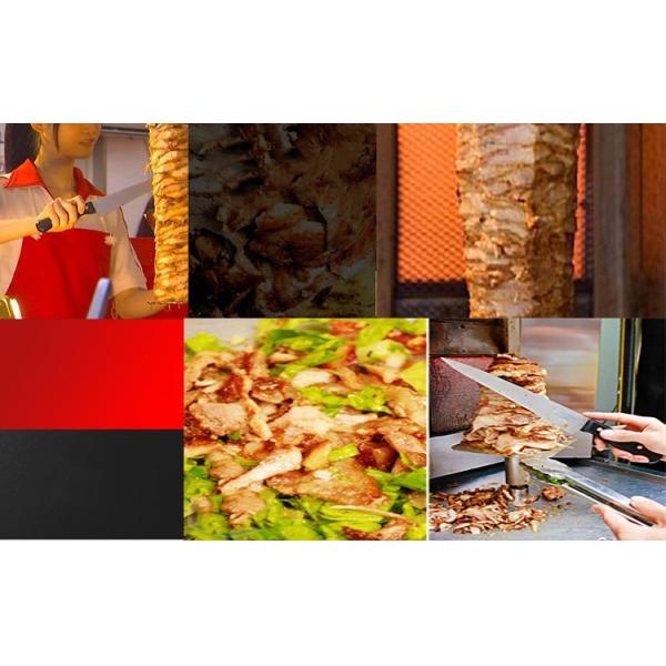 Vente à chaud Machine de kebab électrique Conçue machine de restauration de haute qualité Cuisine alimentaire occidentale Machine de kebab