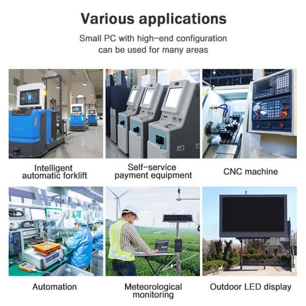 IBOX-708 SSD Intel Core I5 6500T Промышленный мини-PC все из алюминия