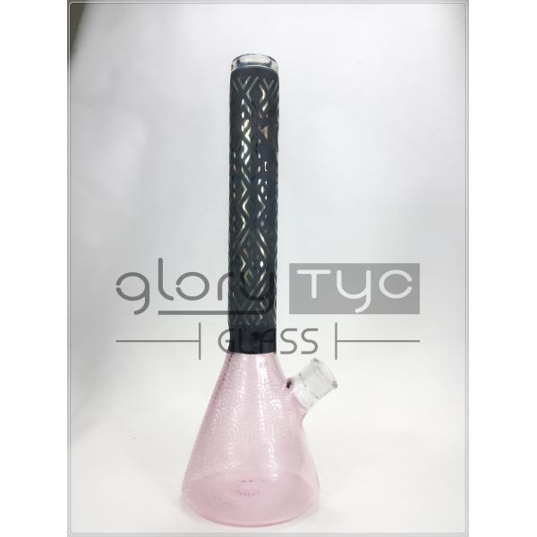 Трубы водопровода кальяна 19mm куря стеклянные кальян Beaker 18 дюймов стеклянный