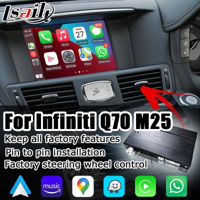 Infiniti Q70 M35 M37 Nissan Fuga sem fio carplay android auto solução IT08 08IT