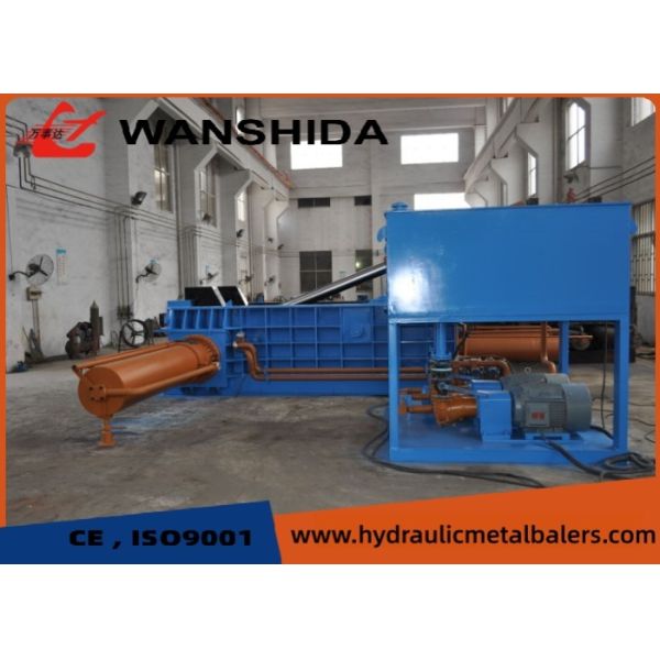 Metal Hydraulic Baling Press Solution  100 Ton Nominal Force With 1000×600mm Press Chamber