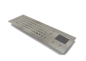 Built In Industrial Keyboard With Touchpad Stainless Steel For Information Kiosk