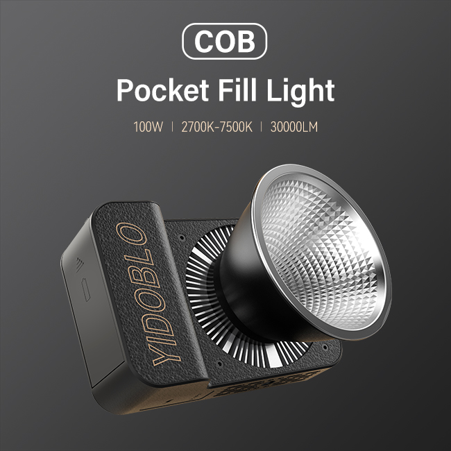 Портативный Cob Led Pocket Fill Light USB зарядка 100w 7500k Для освещения коротких видео