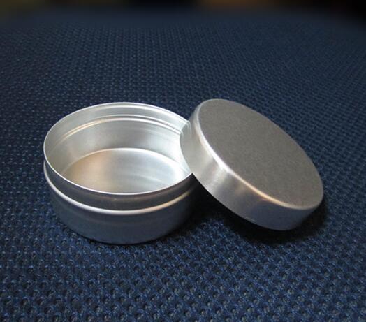 Aluminum Round Cosmetic Packaging/Cream Jar /Aluminum Jars With Press Cap-25G & 25ML 