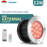 Os projetores subaquáticos do diodo emissor de luz de 480LM RGB colorem o controle em mudança de Extenal