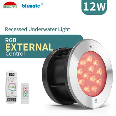Os projetores subaquáticos do diodo emissor de luz de 480LM RGB colorem o controle em mudança de Extenal