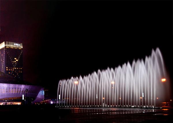 Commercial Stainless Steel 316 Music Dancing Fountain For Natural Sea Surface