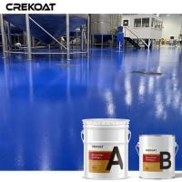 Revêtement époxyde à base d'eau souple de plancher pour microbien de substrats de tuiles en béton anti